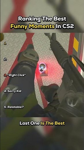 Top 5 The Best Funny Moments In CS2 😂 #cs2 #csgo #cs2moments #cs2memes #shorts