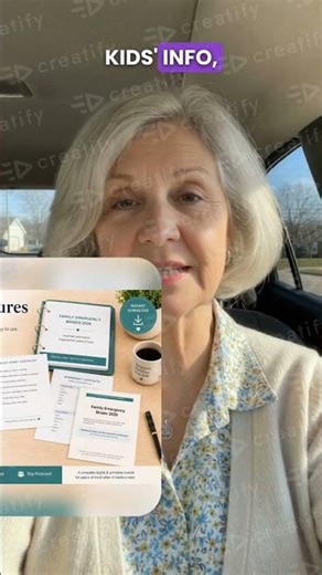 Family Emergency Dashboard Binder: The Ultimate Emergency Preparedness Planner for Every Family! 🚨📋✅