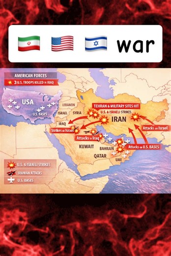 Iran–US–Israel Conflict Map: A Regional Overview