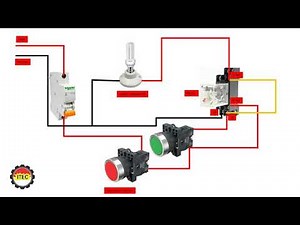 HOW TO ASSEMBLE A RELAY LOCKING SYSTEM WITH PUSH BUTTON NO AND NC