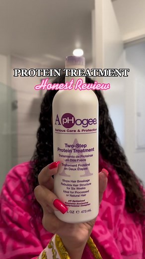 @thereealk Rebuilds the hair structure for six weeks…you know i had to put the aphogee two step protein treatment to the test and give you my honest review❗️😶 #fyp #hairreview #honestreview #curlyhair #naturalhair #hairtok #hairtransformation #hairtutorial #proteintreatment