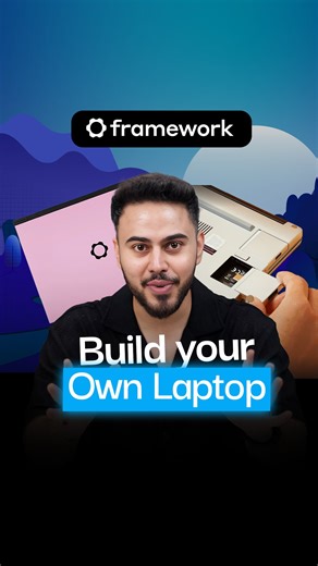 Vitamin Tech on Instagram: "They made a DIY 💻 You can now build your own laptop from scratch by selecting parts according to your budget and requirements. #frame #work #laptop #diy #framework #pc #do #it #yourself #deep #dive #sustainability #carbon #neutral #vitamintech"