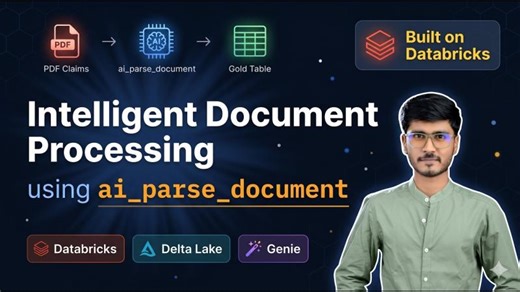 Processing Unstructured Data with Databricks ai_parse_document | Vishaal Bankar posted on the topic | LinkedIn