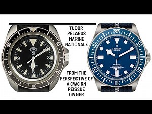 Tudor Pelagos Marine Nationale FXD //CWC RN Reissue diver comparison