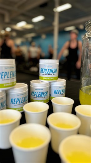 It's Sample Day!! Refresh and recharge at Burn Boot Camp with our Lemon Lime Replenish today! Packed with electrolytes and essential minerals, it helps you stay hydrated, boost your energy, and recover faster. Come taste the difference and elevate your workout experience! 💪🍋✨ | Burn Boot Camp -Costa Mesa/Newport Beach