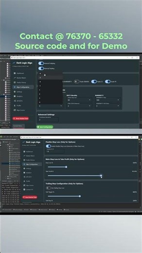 Dark Logic Algo – Fully Automated Trading Bot for Nifty & BankNifty | Scalping, HFT, Android Version