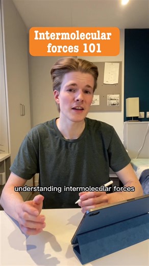 An intro to intermolecular forces ⚛️ #LearnWithChegg #EduTok #Chemistry #ChemTok #STEM #forces