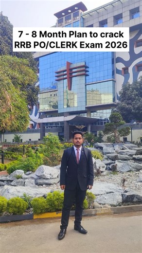 Clear RRB PO/ CLERK Exam 2026 with this schedule #rrbpo #bankexams #rrbclerk