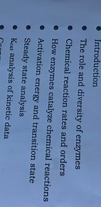 IntroductionThe role and diversity of enzymesChemical reacti... | Filo