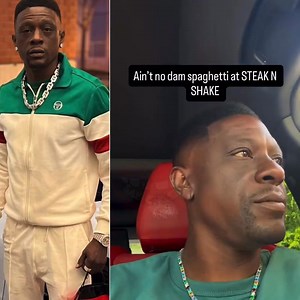 486K views · 11K reactions | Boosie was mad after he found out Steak-N-Shake doesn't serve spaghetti | Say CheeseTv | Facebook
