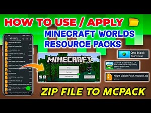 How To Import Worlds Into Minecraft Pe Zarchiver | how to import world in minecraft pe 1.20 | mcpe