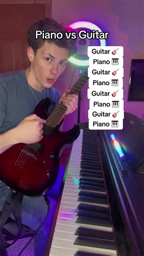 Piano vs Guitar | Piano Music