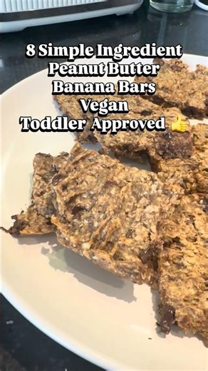 Healthy Peanut Butter Banana Bars