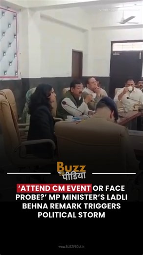 Buzzpedia on Instagram: "Row After Vijay Shah Says Ladli Behna Beneficiaries Skipping CM Event Will Be ‘Investigated’ ➠ A political controversy erupted in Madhya Pradesh after Tribal Affairs Minister Vijay Shah allegedly linked Ladli Behna Yojana benefits to beneficiaries attending a felicitation event for Chief Minister Mohan Yadav. ➠ Shah reportedly made the remarks during a Ratlam meeting, claiming women who attend the New Year programme could receive an additional ₹250 monthly, while those s