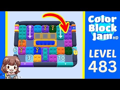 Color Block Jam Level 483 Solution Walkthrough