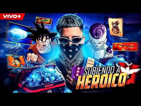 SACANDO TODO LO NUEVO EN FREE FIRE Y SUBIENDO A HEROICO👹