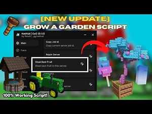 [UPDATED] Grow a Garden Script | Auto Farm + Dupe Fruits + Auto Buy Candy Blossom + Old Server Hop