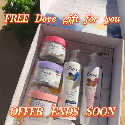🎁Get a box of Dove Cosmetics Absolutely Free!!! ✨The new promotion from Dove is crazy. | Free Giveaway