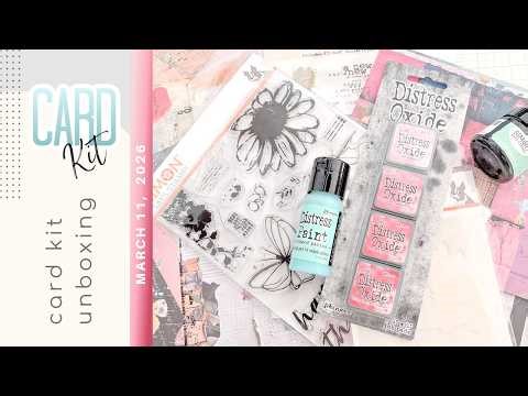 Unboxing the Simon Says Stamp April 2026 Card Kit