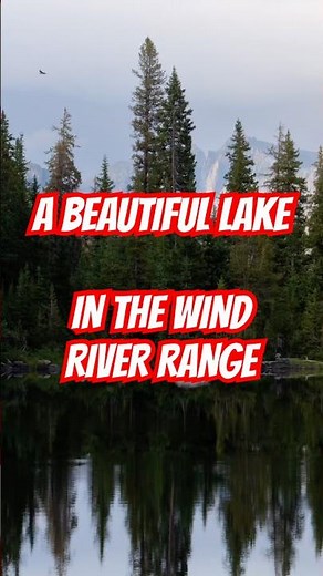 The Wind River Range has beautiful alpine lakes and scenery along with countless hiking trails! 🏔️