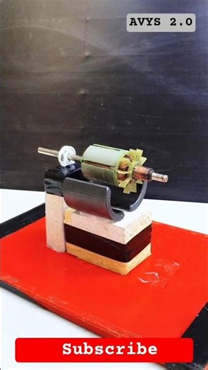 Powerful DC Motor Experiment #experiment #shorts #dcmotor #motor