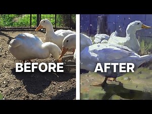 How to Paint Ducks in Oil Paint