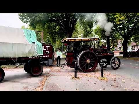 Steam traction engine