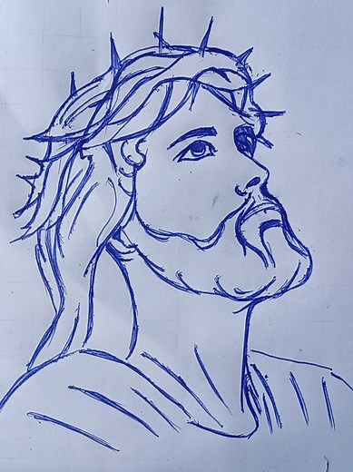 Easy Jesus Drawing Tutorial Step-by-Step