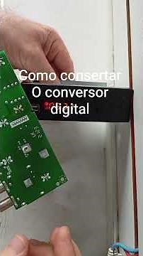 Como consertar o conversor digital,#tutorial,#dica#comversor