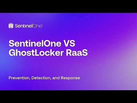 SentinelOne Demo: SentinelOne VS GhostLocker RaaS - Detection and Mitigation