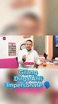 Gilang Dirga Ahli Impersonate🗣️ #podcast #podcastshorts #podcastclips