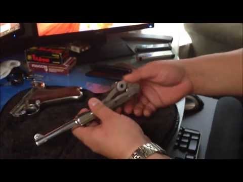 DWM Nickel Luger P08 Field Strip & Disassembly