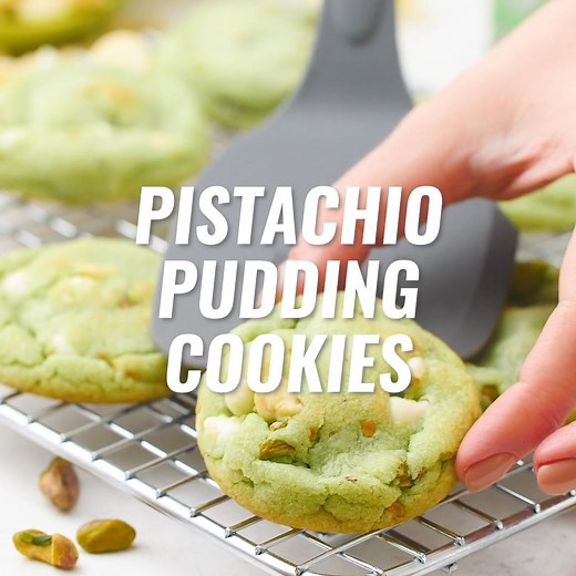 ⭐️ RECIPE ➡️ https://www.dessertnowdinnerlater.com/pistachio-pudding-cookies/ 💚 PISTACHIO PUDDING COOKIES are easy to make and taste great. This recipe uses instant pistachio pudding mix to make soft, flavorful cookies loaded with additional pistachios and white chocolate chips. Add a little green food coloring to make them pop for St. Patrick’s Day or Christmas. | Dessert Now, Dinner Later