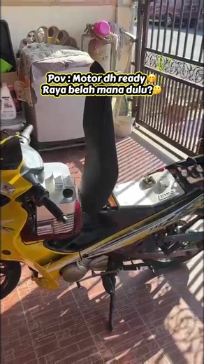 Raya belah mana dulu @ 4leppudin? Hahaha tqvm share feedback..16 liter nah hmpa ready tak ready nk blik raya? Minat mcm dlm vtt nie?hmpa bleh roger kak✌🏻#125zr_loverz#2strokelover #125zrmalaysia#raya2026 #fyppppppppppppppppppppppp