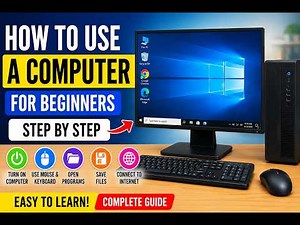Master Your Desktop Computer for Beginners | Desktop Computer Basics Step by Step#computerscience
