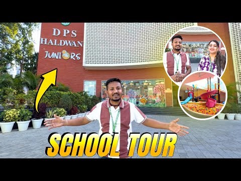 School Tour Vlog of DPS HALDWANI JUNIORS 🏫 | The Best School in Haldwani 📕🧑‍🏫