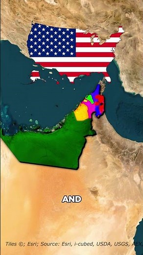 Dubai, Abu Dhabi, and the UAE Are Not the Same Thing #geographythroughmaps