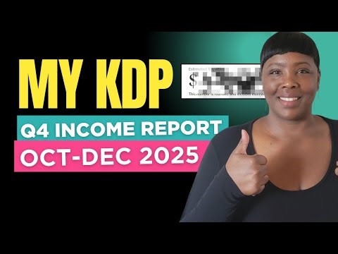 My Q4 Amazon KDP Income Report! (How I Made Over $20K in ONE Month)