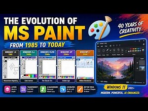 The Evolution of Microsoft Paint: From Pixels to AI | Geeksphere + IT Tech