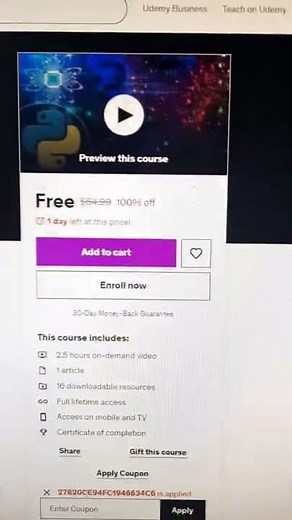 Python for Machine Learning: The Complete Beginner's Course - Udemy Free Course