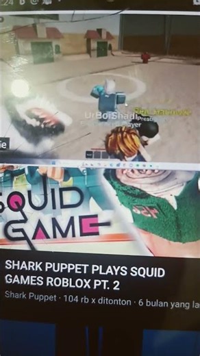 SHARK PUPPET PLAYS SQUID GAMES ROBLOX! The Angry Birds Movie
