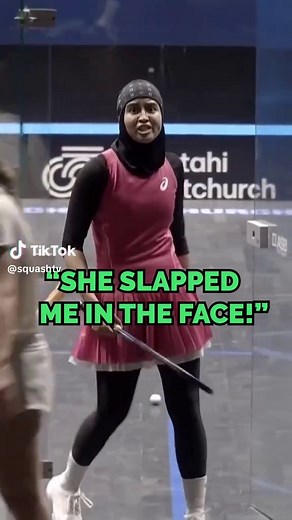Controversial Slap at the New Zealand Open Squash Tournament