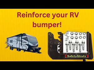 RV Bumper Reinforcement Safety Struts Installation