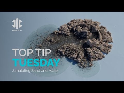 Top Tip Tuesday - Simulating Sand and Water
