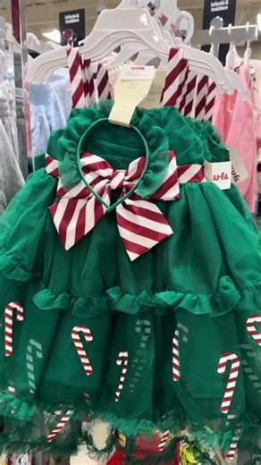 Whatever you do, don’t go to @TJ Maxx to make a return bc you will inevitably spend more money! 💰😂 but how could I resist this adorable candy cane dress for my daughter?! 🎄 #maxxinista #toddlersoftiktok #toddlerfashion #tjmaxxfinds #tjmaxxhaul