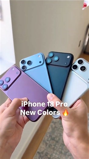 iPhone 18 Pro Max NEW Colors 😍 Which Color Wins? ✨ #shorts