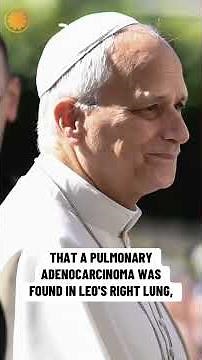 Pope Leo diagnosed with lung cancer after successful operation #shorts