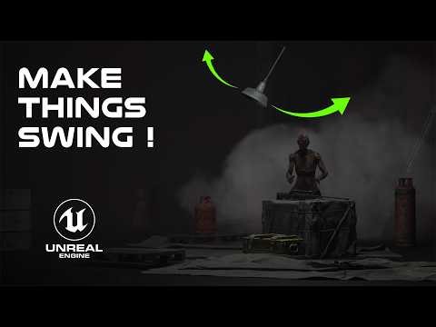 Make a Swinging Lamp Using Physics Constraint in Unreal Engine 5