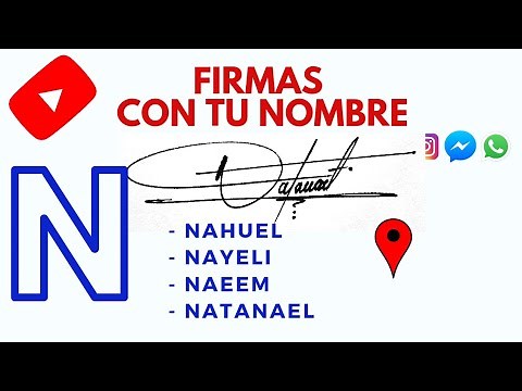 🔥✍ FIRMAS ELEGANTES CON N | ( Vídeo de cómo hacer una firma ELEGANTE ) paso a paso 👌