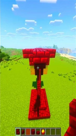 How to make an Ultimate Fireball Tower #shorts #minecraft #minecraftshorts